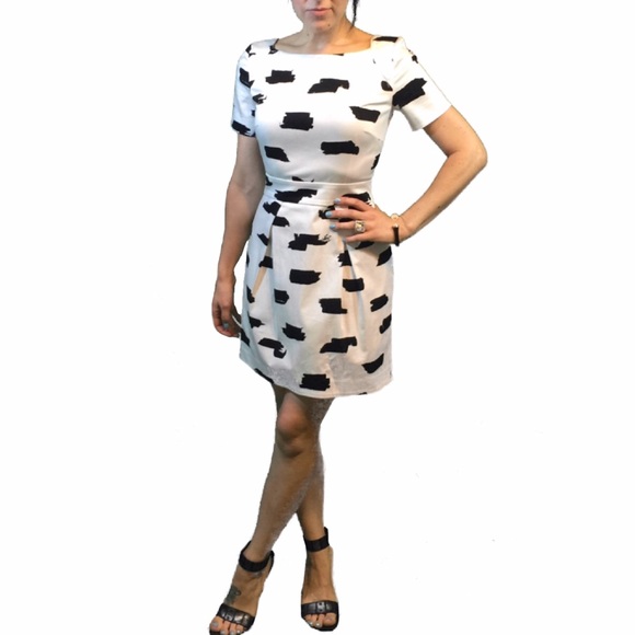 French connection brush stroke dress