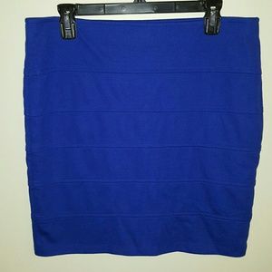 Never Worn Royal Blue Bandage Skirt