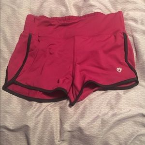 Burgundy shorts