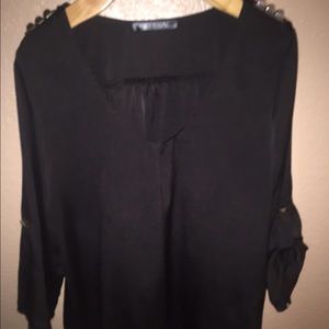 Blouse with stud detailing