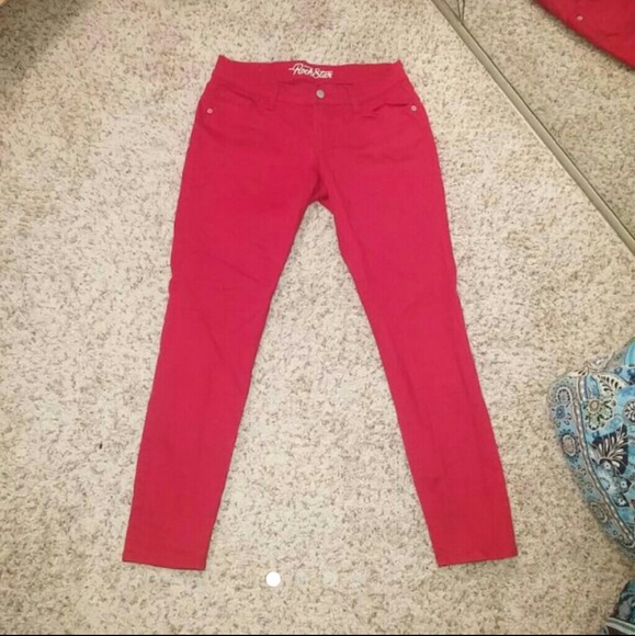 Red skinny jeans ~ Size 10