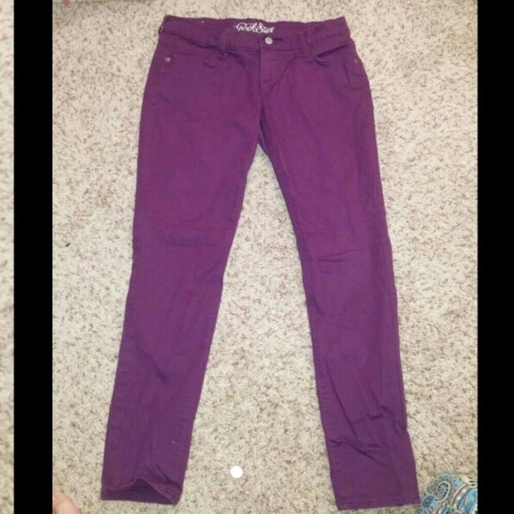 Purple skinny jeans ~ Size 10