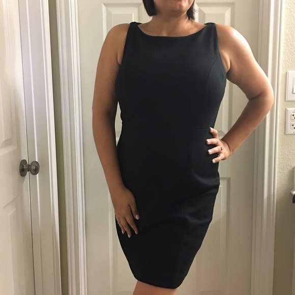 🎉🎉SALE🎉🎉 Black Dress with Boatneck Neckline