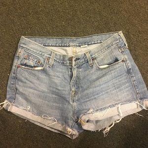 Jcrew denim shorts size 27