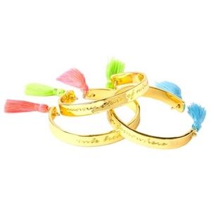 Lilly Pulitzer Jewelry - Lilly Pulitzer Gold Fringe Tassel Bracelets Set Lilly Pulitzer Jewelry - Lilly Pulitzer Gold Fringe Tassel Bracelets Set