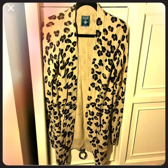 Victoria's Secret Pink Cheetah Cardigan