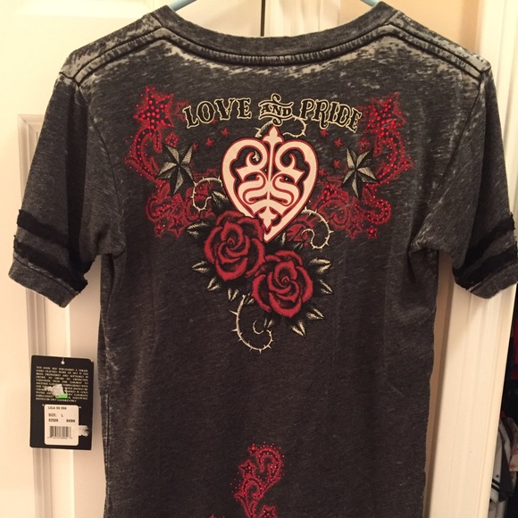 Sinful NWT bling tees - Picture 2 of 3