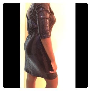 Bebe black Sequence dress