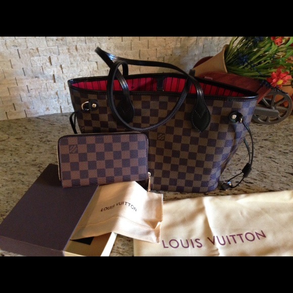 Louis Vuitton Neverfull PM & Zippy Wallet