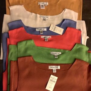 6Coldwater Creek sleeveless 6 different colors