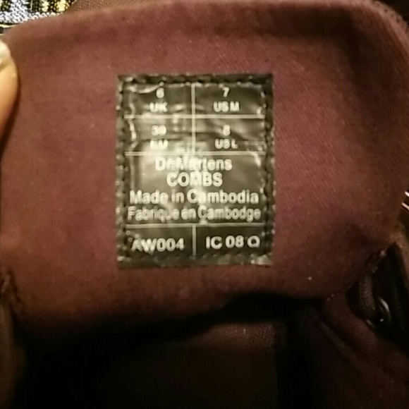 Dr martens burgundy boots - Picture 4 of 4