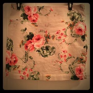 Floral Print mini skirt, Forever 21.