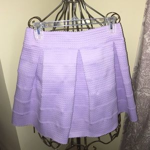 Lavender Scalloped Skater Skirt