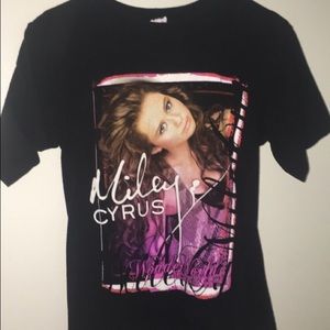 Miley Cyrus 2009 Concert Tour Tee Size Small