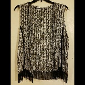 Black and White Cardigan