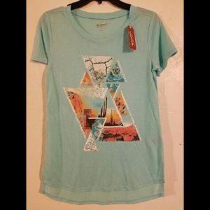 Arizona Jean Co. Lite Turquoise T Shirt