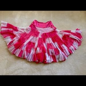 100% silk flowy skirt