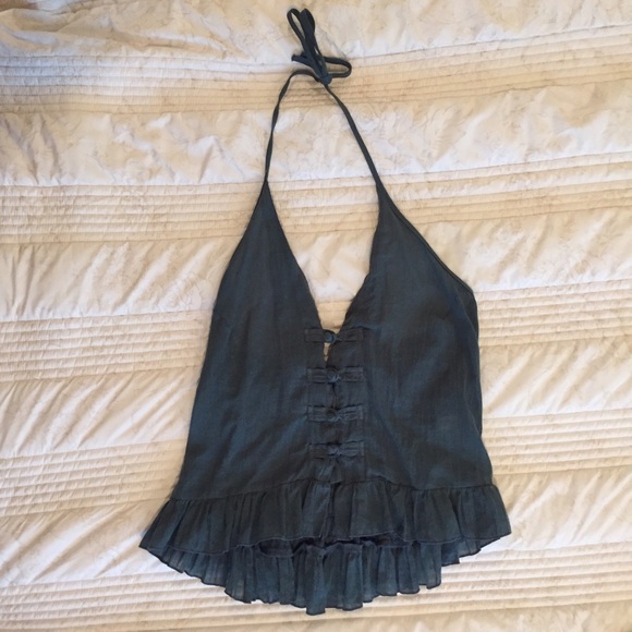 Boho Halter/adjustable strap top