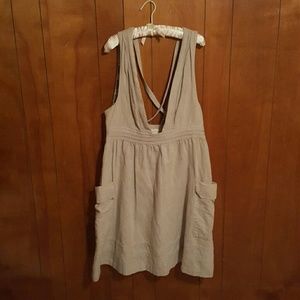 Anthropologie Meadow Rue Jumper Apron Dress