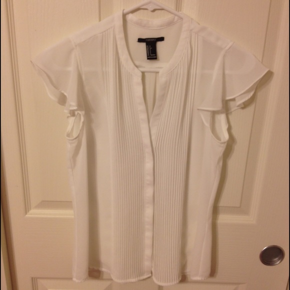 Forever 21 white blouse