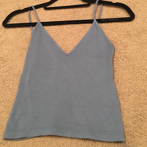 Brandy Melville Blue Crop top