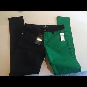 Royal bones skinny jeans split
