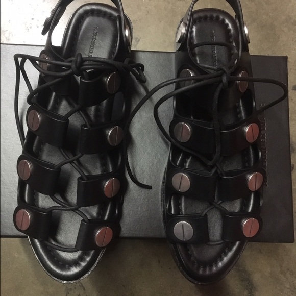 NEW ALEXANDER WANG: Patricia Leather Sandals.