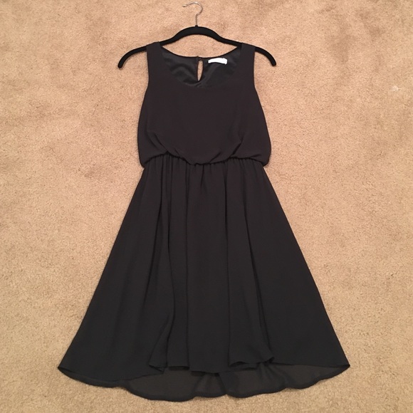 nordstroms lush black tank top dress