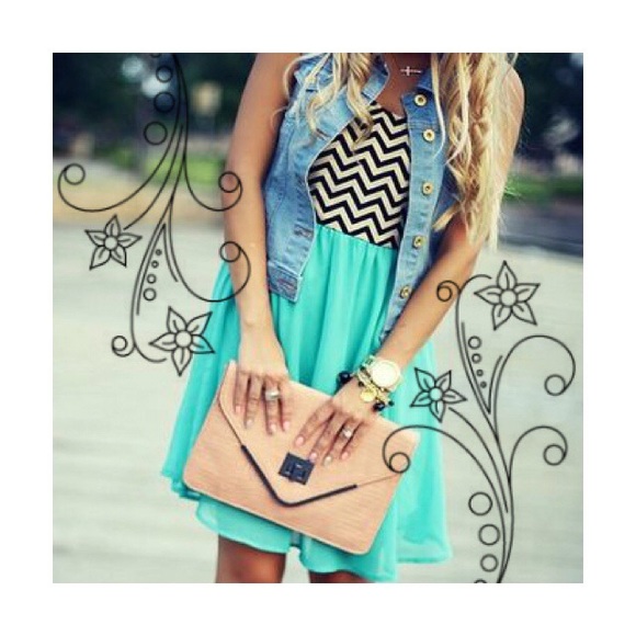 Windsor Chevron Dress