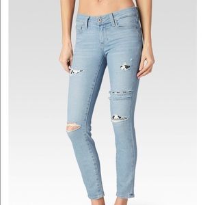 Paige Verdugo Ankle Mayan Patch Jeans
