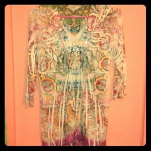 A HIGHLY UNIQUE "ONE WORLD AMAZING BLOUSE