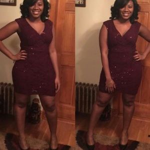 Ralph Lauren Sequin Cap Sleeve dress