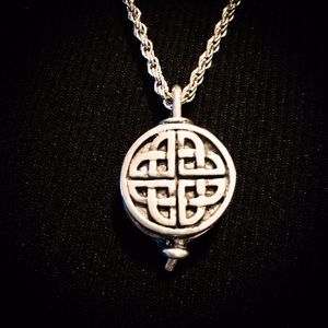 Celtic knot aromatherapy locket