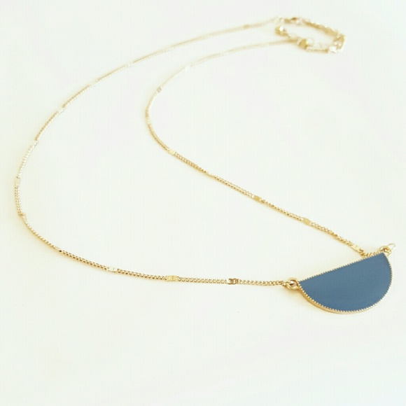 Half Blue Moon Necklace