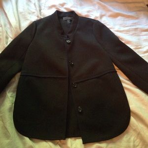 J crew petite black outer jacket