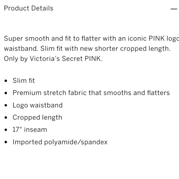 ‼️flash Sale‼️VS PINK ultimate crop - Picture 2 of 3