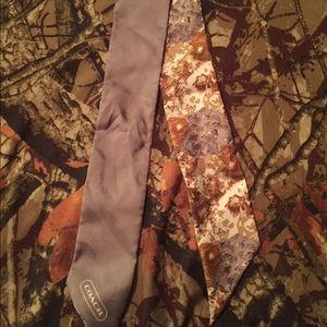 Coach floral purse scarf