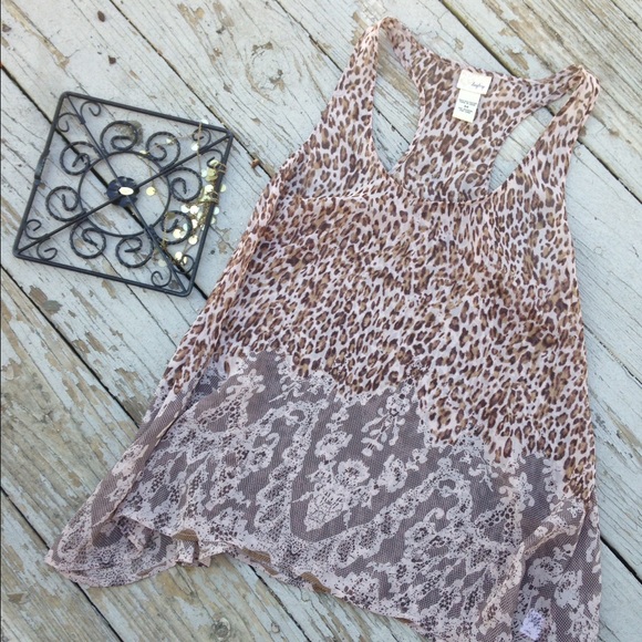 Daytrip Tops - Daytrip Sheer Tank size M