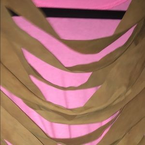 Pink and Camel Distressed Tee