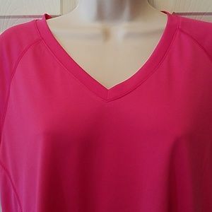 2/$15 Jockey hot pink performance tee, XL