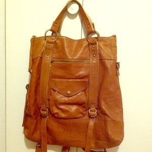 Lucky Brand FRESNO Convertible Leather Backpack