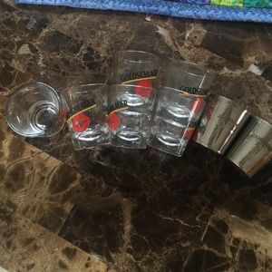 8 shot glasses