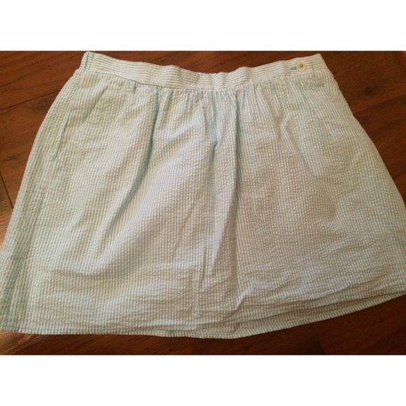 Seersucker skirt