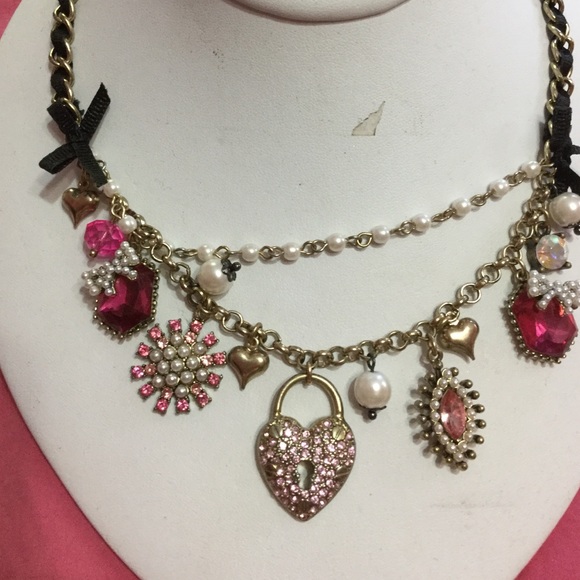 Betsey Johnson Charm Necklace - Picture 2 of 4