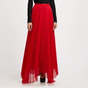 Alice + Olivia - Shannon Pleated Maxi Skirt