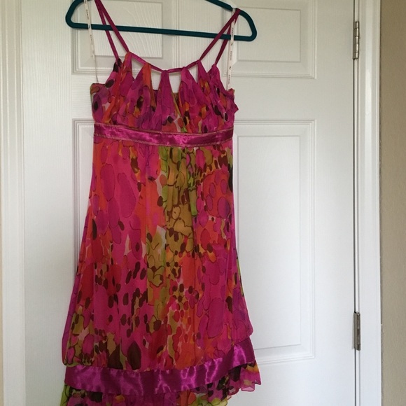 Pink/Orange/Green, Sue Wong Dress, 6