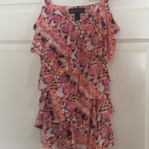 Inc. Multi-color tank top with adjustable straps. - Picture 2 of 4
