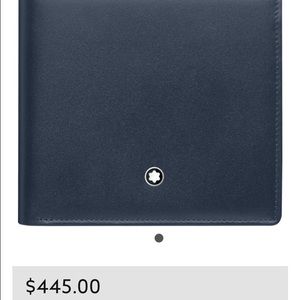 Mont blanc portemonnaie wallet/ coin case lg NWT