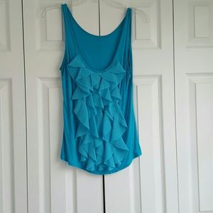 ***SOLD***New York and Company ruffle tank top