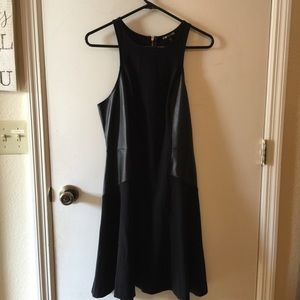 NWT Express dress - with faux leather